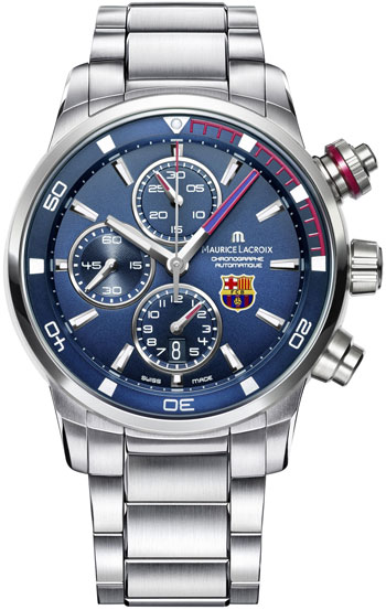 Maurice Lacroix Pontos S FC Barcelona Official Special Edition Mens Watch Model: PT6008-SS002-431
