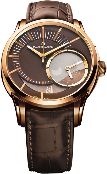 Maurice Lacroix Pontos Decentrique GMT Mens Watch Model: PT6118-PG101-731