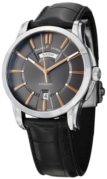 Maurice Lacroix Pontos Day Date Mens Watch Model: PT6158-SS001-03E