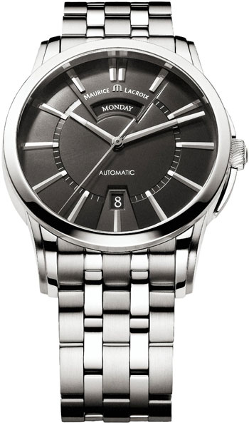 Maurice Lacroix Pontos Day Date Mens Watch Model: PT6158-SS002-33E