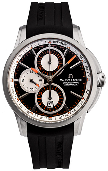 Maurice Lacroix Pontos Chronograph Titanium Mens Watch Model: PT6188-TT031-330