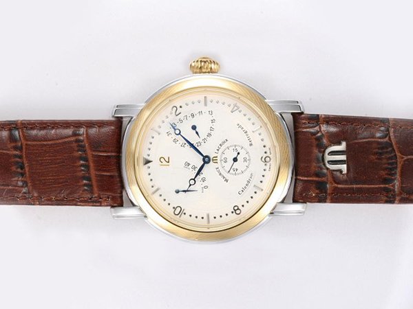 Maurice Lacroix Masterpiece Calendrier Retrograde MP7268-PG101-130 Midsize Automatic Watch